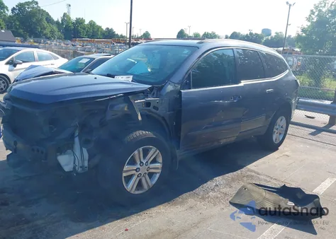 2013 Chevrolet Traverse 1Lt из США, поврежденный, VIN 1GNKVGKD6DJ241054